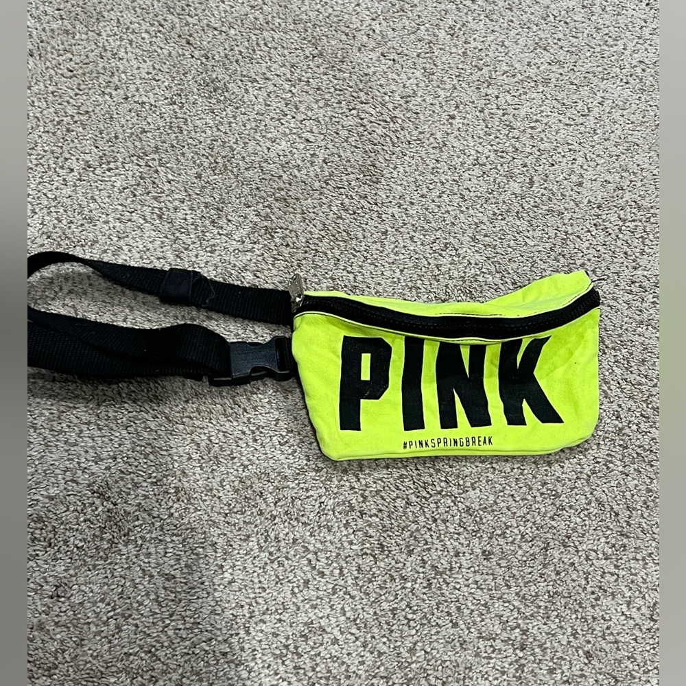 PINK by Victoria’s Secret 2015 Bright Neon Adjustable Vintage Fanny Pack